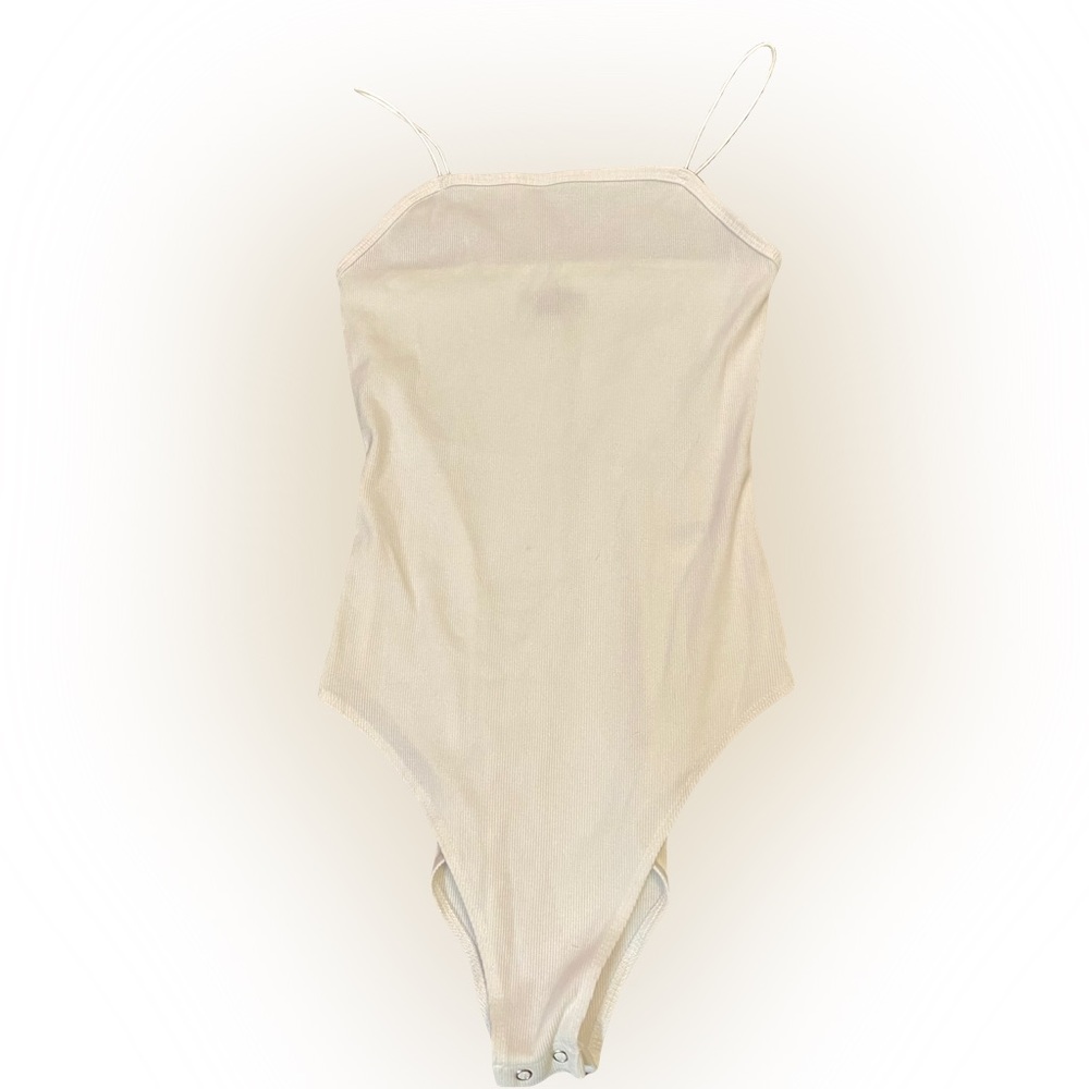 WILD FABLE RIBBED WHITE BODYSUIT // SIZE XS🤍